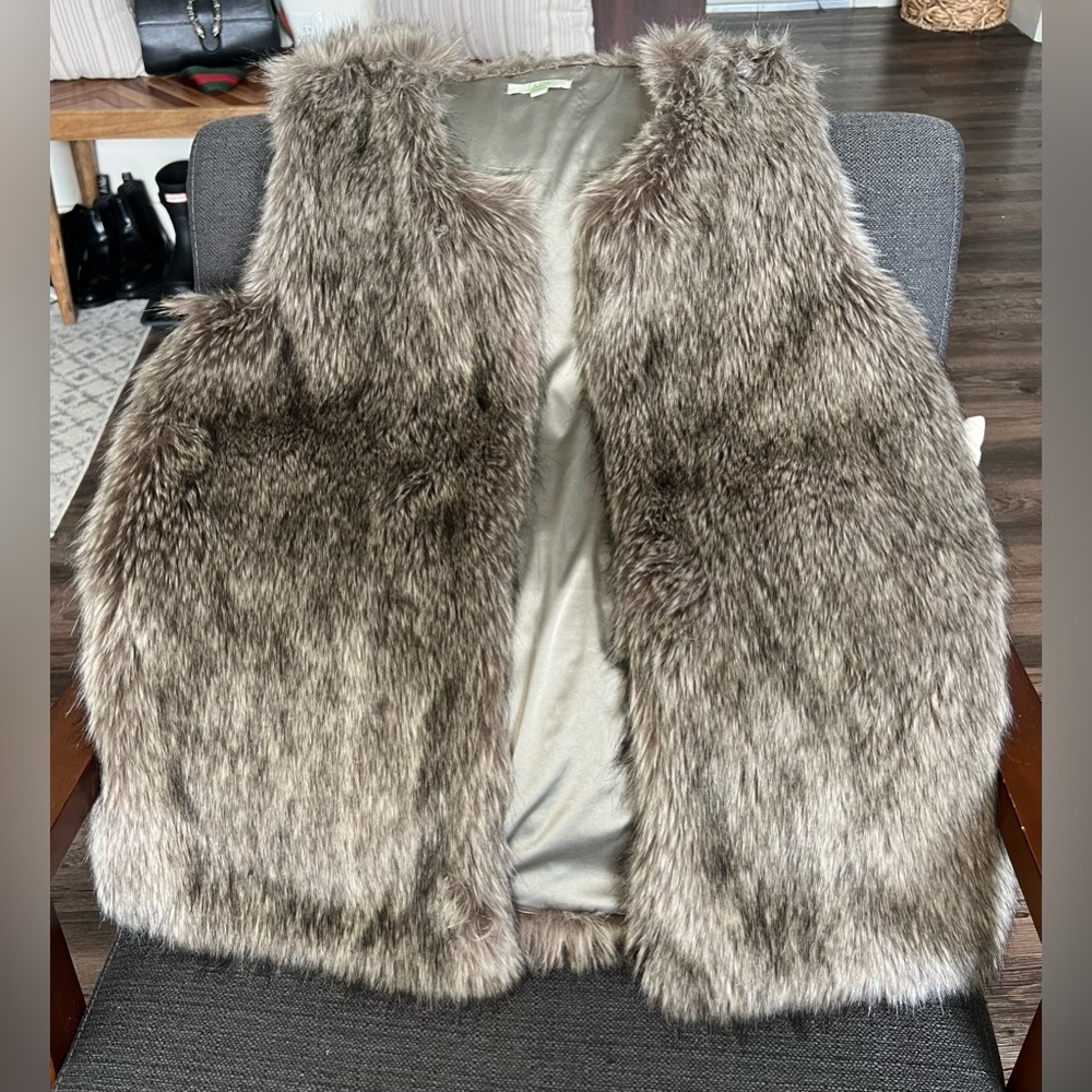 Jade by Melody Tam Faux Fur Vest